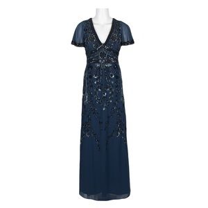 NWT Aidan Mattox beaded dress - Sz 8